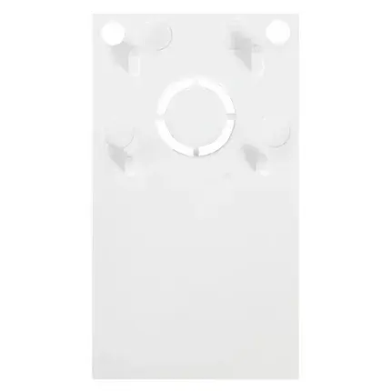 Коннектор-заглушка для магнитного шинопровода Arte Lamp A482133 LINEA-ACCESSORIES — белый, ракурс 2