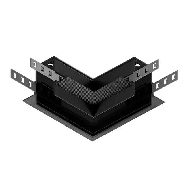 Коннектор угловой для встраиваемого шинопровода Arte Lamp A487706 LINEA-ACCESSORIES — черный