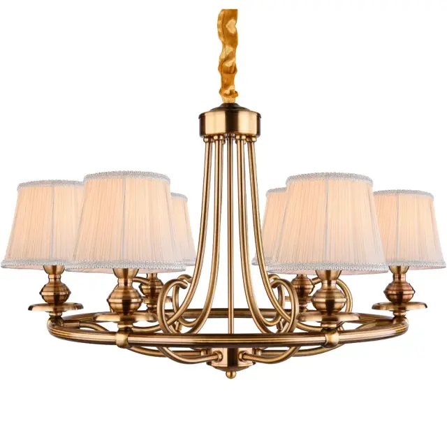 Люстра Arte Lamp A5012LM-6RB EMPIRE — бронза