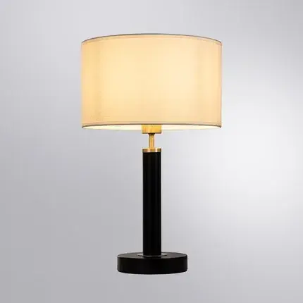 Настольная лампа Arte Lamp A5029LT-1SS ROBERT — черный, ракурс 2