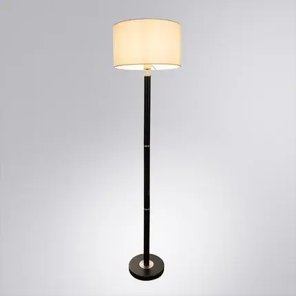 Торшер Arte Lamp A5029PN-1SS ROBERT — черный, ракурс 2