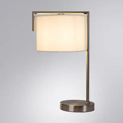 Настольная лампа Arte Lamp A5031LT-1SS APEROL — серебряный, ракурс 2