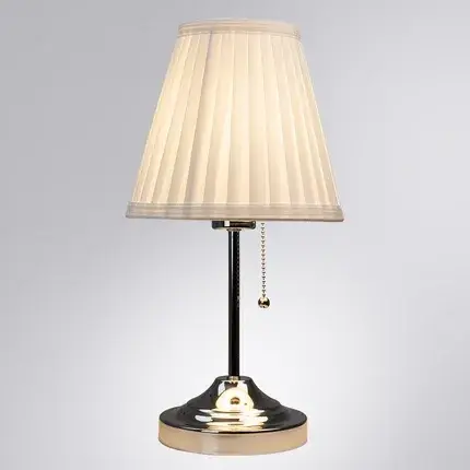Настольная лампа Arte Lamp A5039TL-1CC MARRIOT — хром, ракурс 2