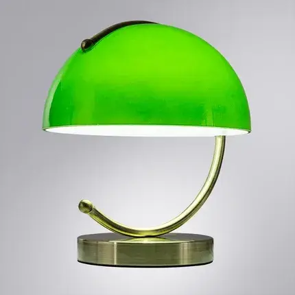Настольная лампа Arte Lamp A5040LT-1AB BANKER — бронза, ракурс 2