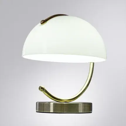 Настольная лампа Arte Lamp A5041LT-1AB BANKER — бронза, ракурс 2