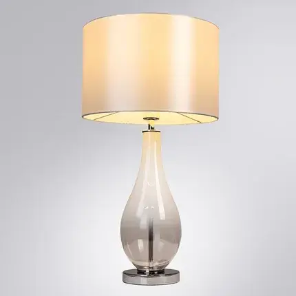 Настольная лампа Arte Lamp A5043LT-1WH NAOS — хром, ракурс 2