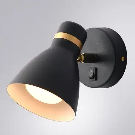 Спот Arte Lamp A5047AP-1BK FAFNIR — черный, ракурс 2