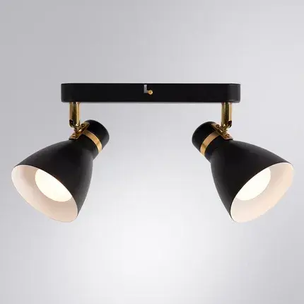 Спот Arte Lamp A5047PL-2BK FAFNIR — черный, ракурс 2