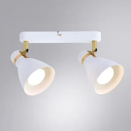 Спот Arte Lamp A5047PL-2WH FAFNIR — белый, ракурс 2