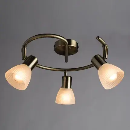 Спот Arte Lamp A5062PL-3AB PARRY — бронза, ракурс 2