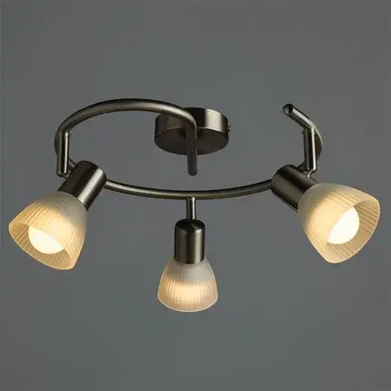 Спот Arte Lamp A5062PL-3SS PARRY — серебряный, ракурс 2
