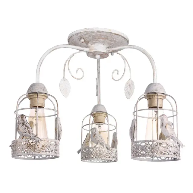 Люстра Arte Lamp A5090PL-3WG CINCIA — белое золото