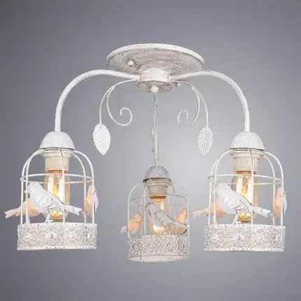 Люстра Arte Lamp A5090PL-3WG CINCIA — белое золото, ракурс 2
