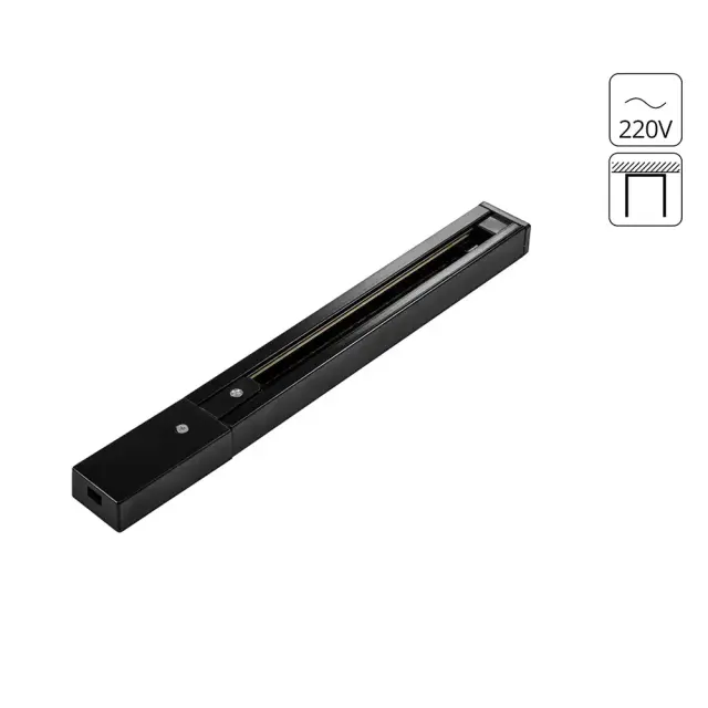 Однофазный шинопровод Arte Lamp A511106 TRACK ACCESSORIES — черный