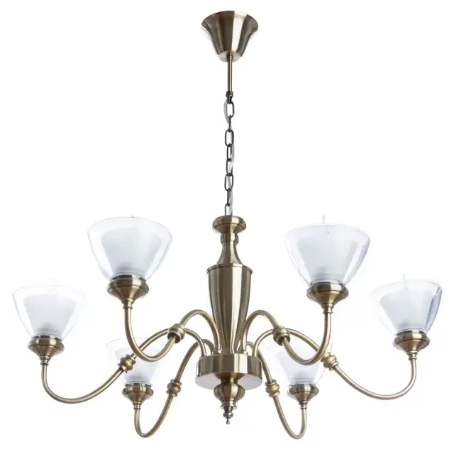 Люстра Arte Lamp A5184LM-6AB TOSCANA — бронза