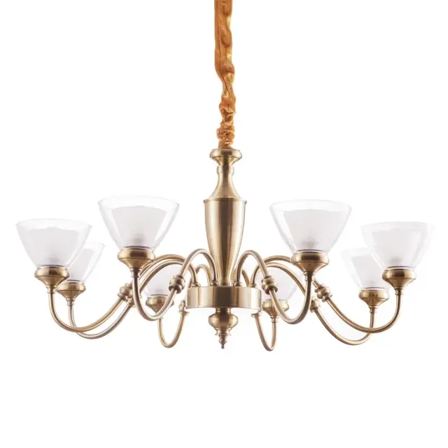 Люстра Arte Lamp A5184LM-8AB TOSCANA — бронза