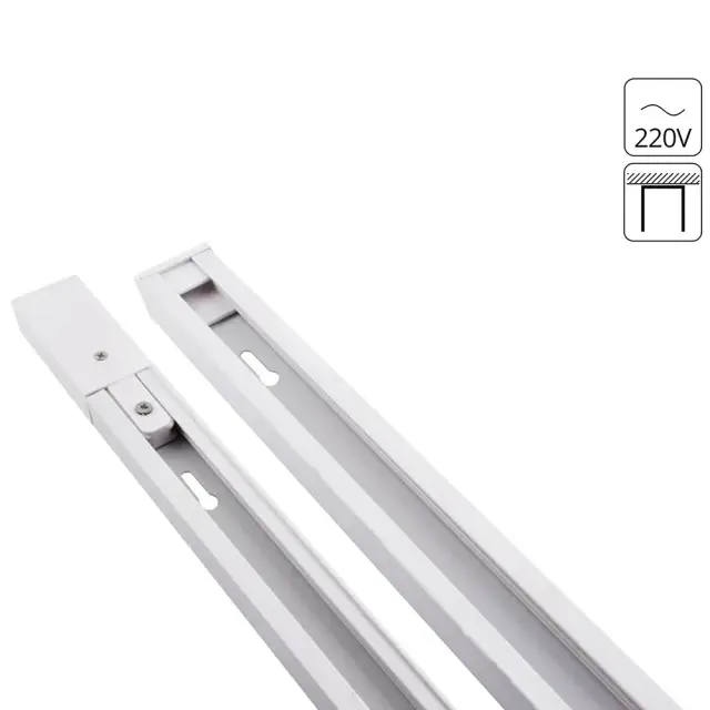 Однофазный шинопровод Arte Lamp A520133 TRACK ACCESSORIES — белый