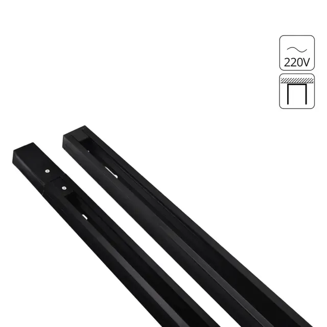 Однофазный шинопровод Arte Lamp A520206 TRACK ACCESSORIES — черный
