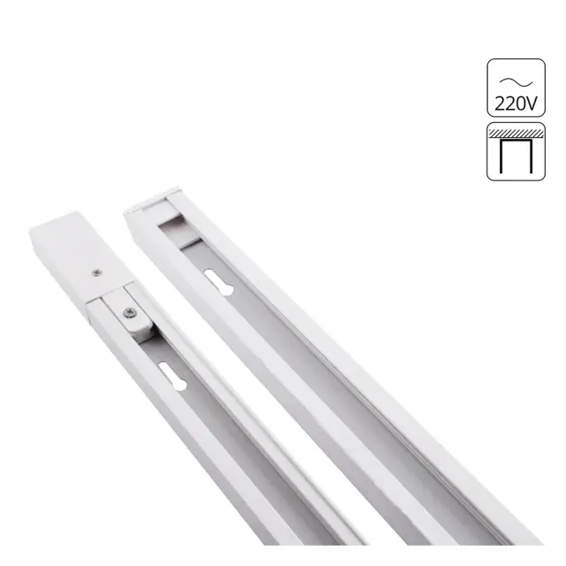 Однофазный шинопровод Arte Lamp A520233 TRACK ACCESSORIES — белый