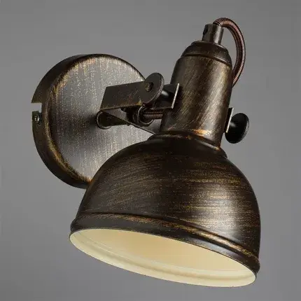 Спот Arte Lamp A5213AP-1BR MARTIN — коричневый, ракурс 2
