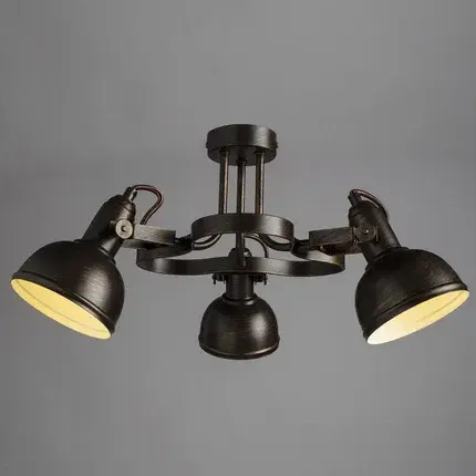 Люстра Arte Lamp A5216PL-3BR MARTIN — коричневый, ракурс 2