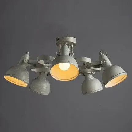 Люстра Arte Lamp A5216PL-5WG MARTIN — белое золото, ракурс 2