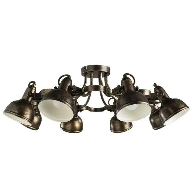 Люстра Arte Lamp A5216PL-8BR MARTIN — коричневый