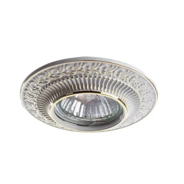 Точечный светильник Arte Lamp A5280PL-1WG OCCHIO — белое золото