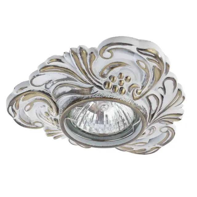 Точечный светильник Arte Lamp A5285PL-1WG OCCHIO — белое золото