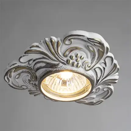 Точечный светильник Arte Lamp A5285PL-1WG OCCHIO — белое золото, ракурс 2
