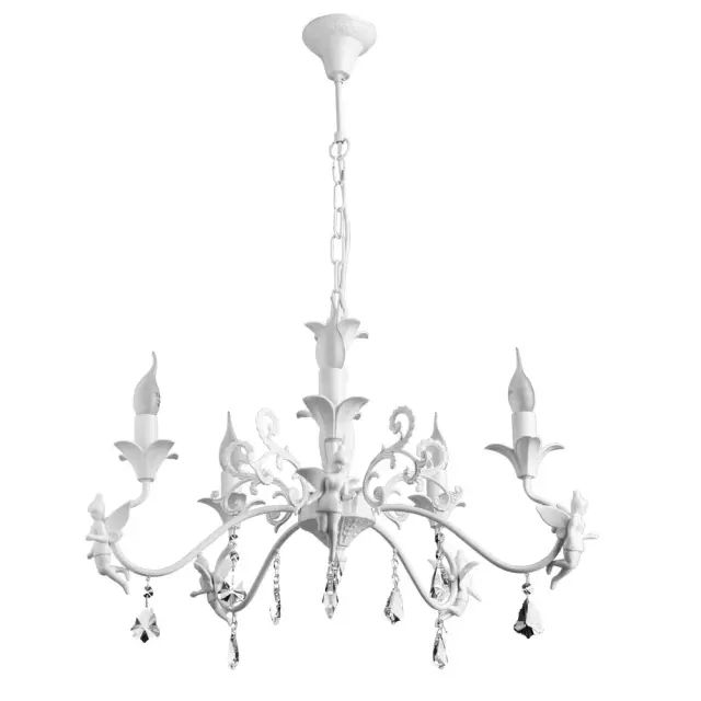 Люстра Arte Lamp A5349LM-5WH ANGELINA — белый