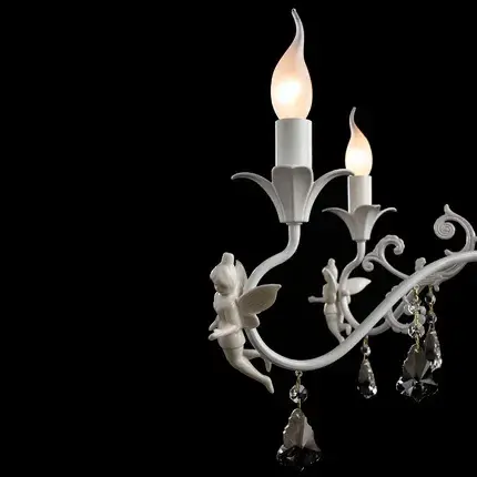 Люстра Arte Lamp A5349LM-5WH ANGELINA — белый, ракурс 3