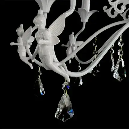 Люстра Arte Lamp A5349LM-8WH ANGELINA — белый, ракурс 5