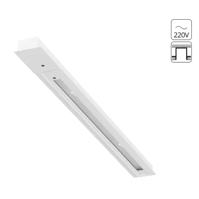 Однофазный шинопровод Arte Lamp A550233 TRACK ACCESSORIES — белый