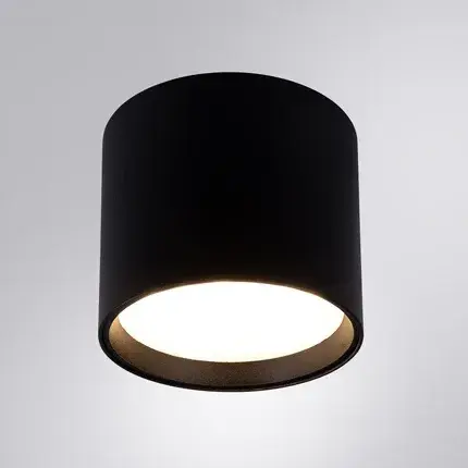 Точечный светильник Arte Lamp A5548PL-1BK INTERCRUS — черный, ракурс 2