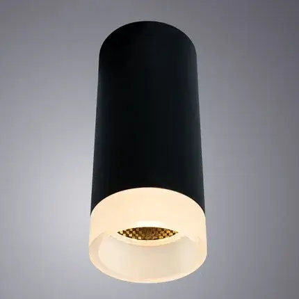 Точечный светильник Arte Lamp A5556PL-1BK OGMA — черный, ракурс 2