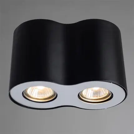 Точечный светильник Arte Lamp A5633PL-2BK FALCON — черный, ракурс 2