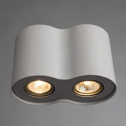 Точечный светильник Arte Lamp A5633PL-2WH FALCON — белый, ракурс 2