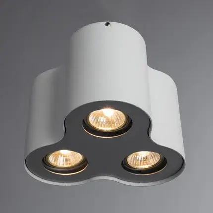 Точечный светильник Arte Lamp A5633PL-3WH FALCON — белый, ракурс 2