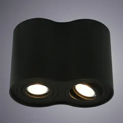 Точечный светильник Arte Lamp A5644PL-2BK FALCON — черный, ракурс 2