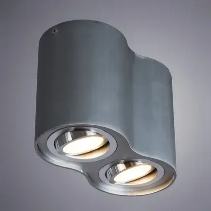 Точечный светильник Arte Lamp A5644PL-2SI FALCON — серый, ракурс 2