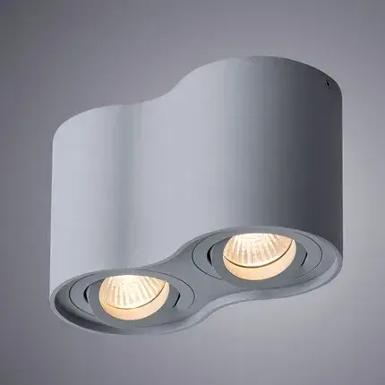 Точечный светильник Arte Lamp A5645PL-2GY FALCON — серый, ракурс 2