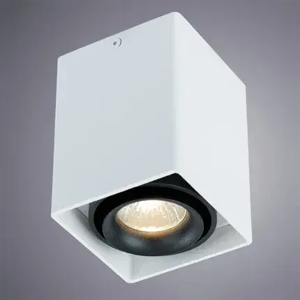 Точечный светильник Arte Lamp A5655PL-1WH PICTOR — белый, ракурс 2