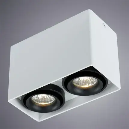 Точечный светильник Arte Lamp A5655PL-2WH PICTOR — белый, ракурс 2