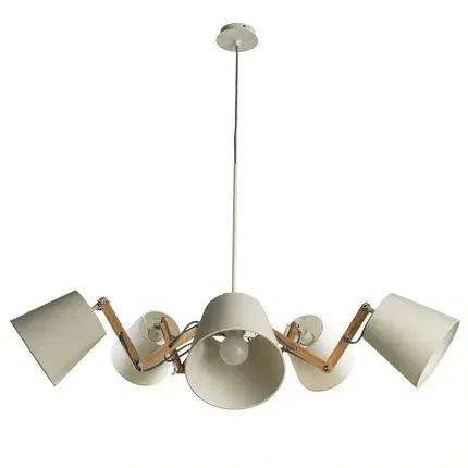 Люстра Arte Lamp A5700LM-5WH PINOCCHIO — белый, ракурс 3