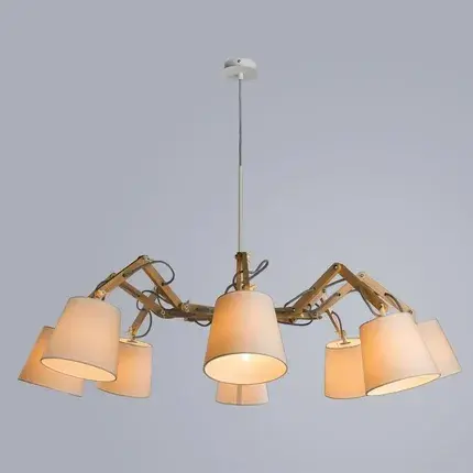 Люстра Arte Lamp A5700LM-8WH PINOCCHIO — белый, ракурс 2