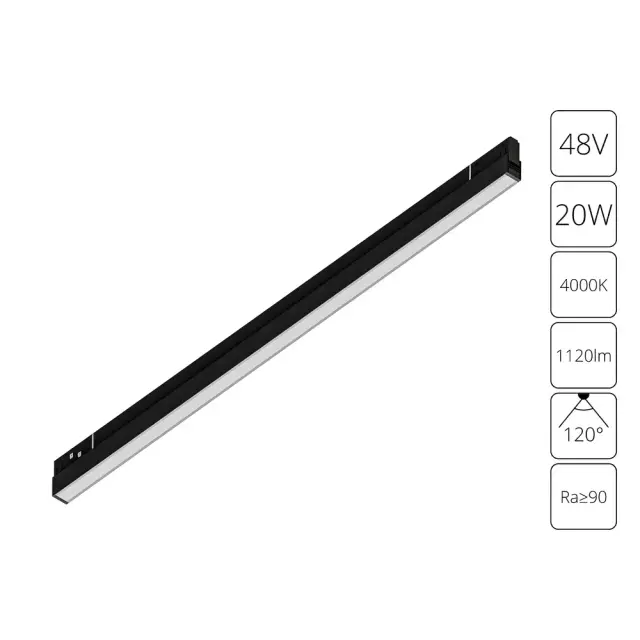 Светильник для магнитного трека Arte Lamp A5723PL-1BK EXPERT — черный
