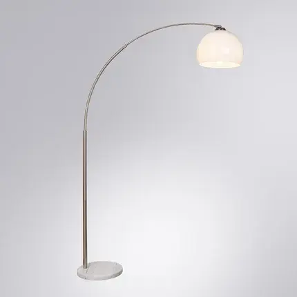 Торшер Arte Lamp A5822PN-1SS PAOLO — серебряный, ракурс 2