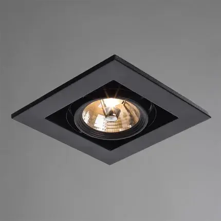 Точечный светильник Arte Lamp A5930PL-1BK CARDANI MEDIO — черный, ракурс 4