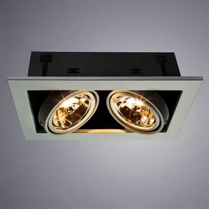Точечный светильник Arte Lamp A5930PL-2WH CARDANI MEDIO — белый, ракурс 2